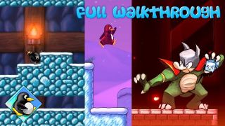 Super Tux Classic - Full walkthrough